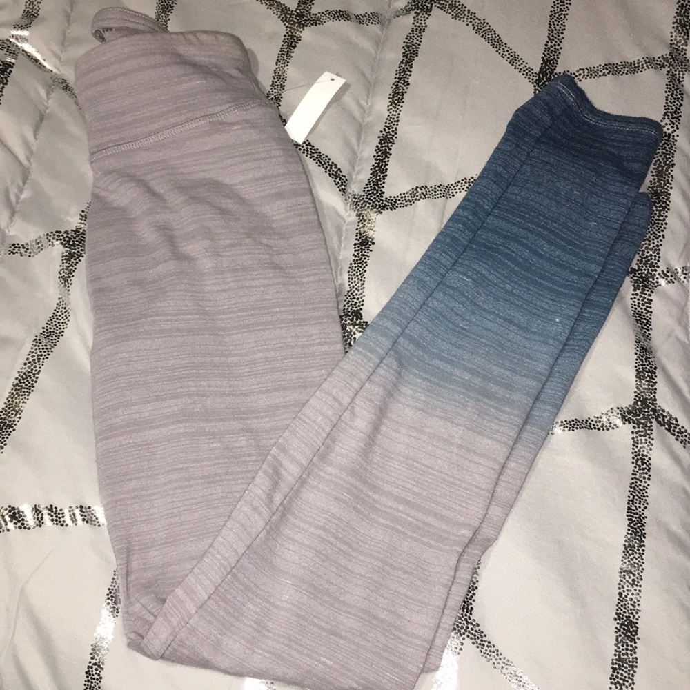 High waisted ombre pants!! XS